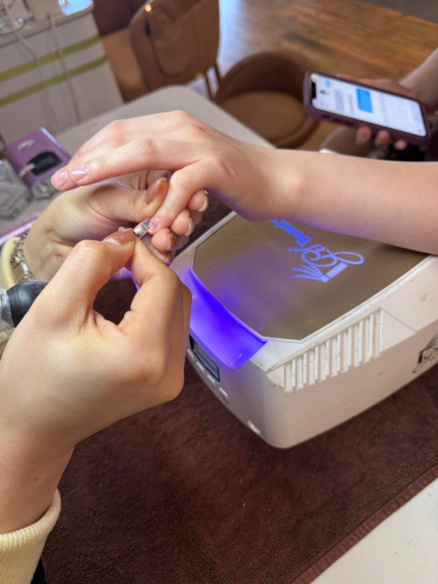 Glass French Almond Set