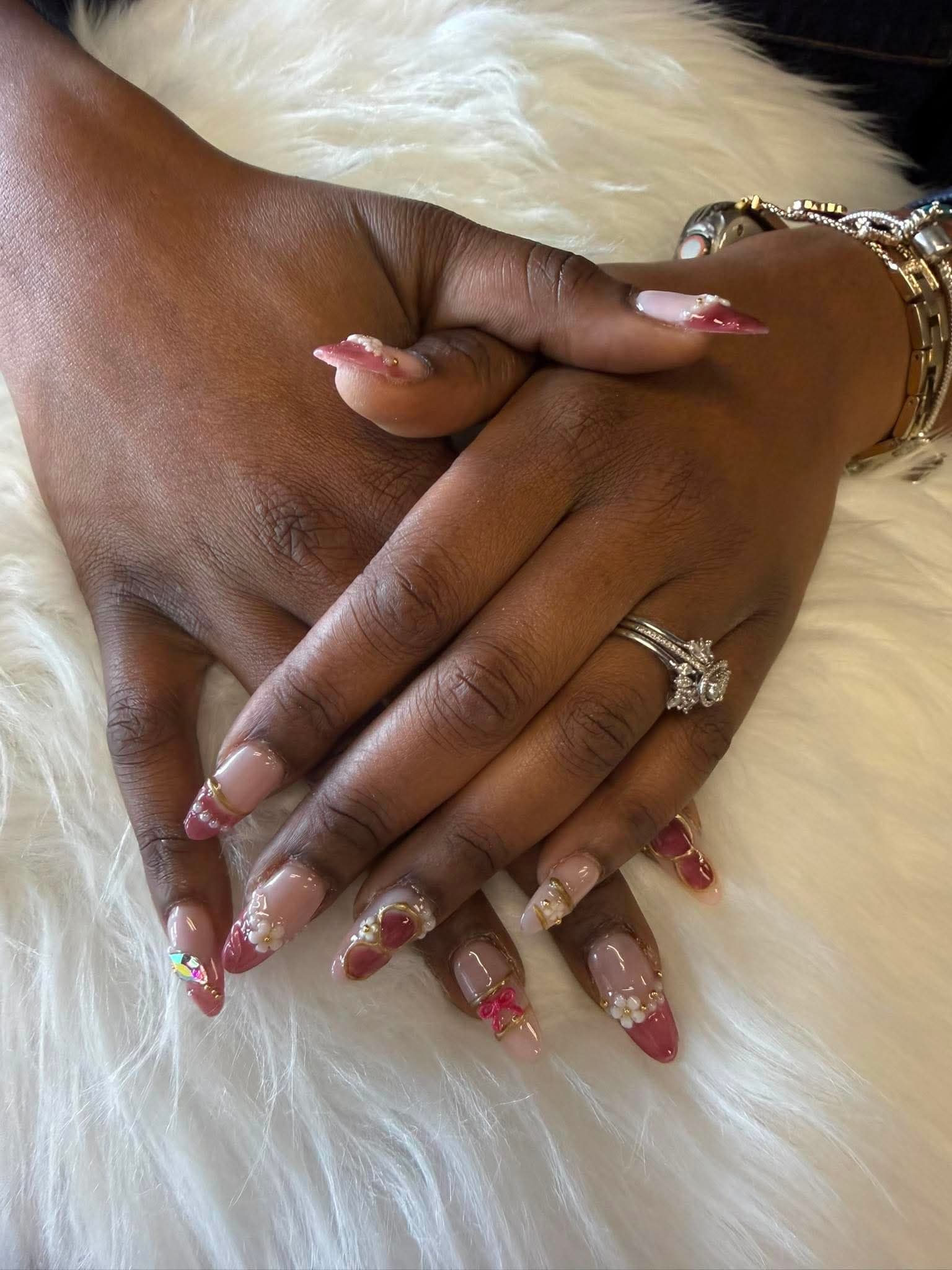 Pink Aura Almond Set 💕✨