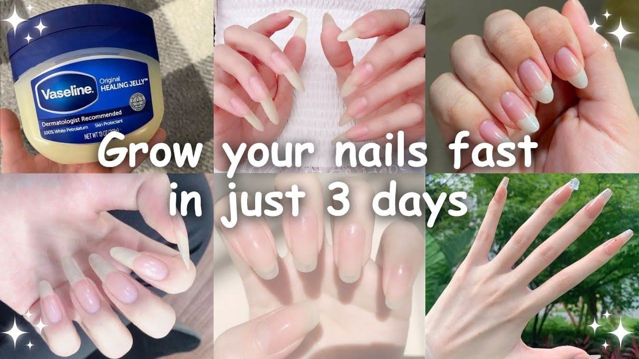 How I GROW MY Nails FASTER in just 3 days